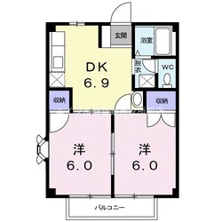 サンフレール　白神の物件間取画像